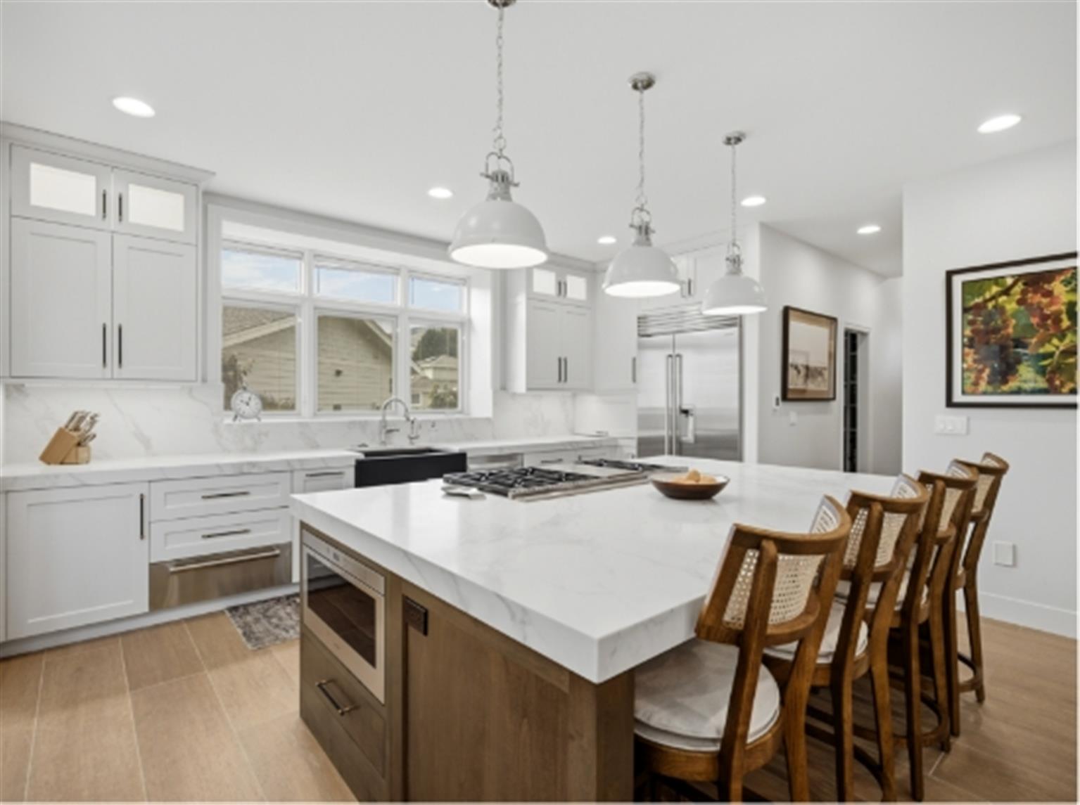Contemporary Transitional Kitchen Remodel by Apex Building Services project photo